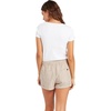 image:imageVolcom Womens Sunday Strut Elastic Waist ShortVintage Brown