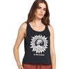 image:imageVolcom Womens to The Bank Organic Cotton Graphic Tank Top  Relaxed Boxy Fit Breezy Summer StyleBlack White