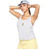 image:imageVolcom Womens to The Bank Organic Cotton Graphic Tank Top  Relaxed Boxy Fit Breezy Summer StyleMoonbeam