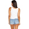 image:imageVolcom Womens to The Bank Organic Cotton Graphic Tank Top  Relaxed Boxy Fit Breezy Summer StyleWhite