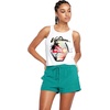 image:imageVolcom Womens to The Bank Organic Cotton Graphic Tank Top  Relaxed Boxy Fit Breezy Summer StyleWhite White