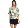 image:imageVolcom Womens Excapism Oversized Button Front ShirtSlate Grey