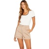 image:imageVolcom Womens Frochickie Trouser ShortTaupe