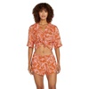 image:imageVolcom Womens Off Tropic Elastic Waist ShortBurnt Sienna