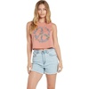image:imageVolcom Womens Stone Hour Crop TankLight Mauve