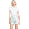 image:imageVolcom Womens Truly Stoked Elastic Waist Fleece Sweat ShortStone Blue