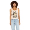 image:imageVolcom Womens to The Bank Organic Cotton Graphic Tank Top  Relaxed Boxy Fit Breezy Summer StyleDusty Rose