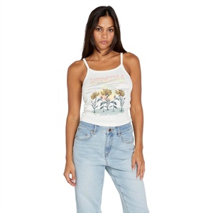 image:imageVolcom Womens 1991 Strappy Sleeveless Tank TopStar White