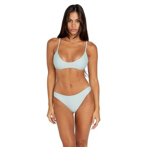 image:imageVolcom Womens Crop Bikini Top  Seamless Swim Top with Cropped Fit Adjustable Straps and Removable CupsSea
