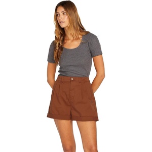image:imageVolcom Womens Frochickie Trouser ShortDark Clay