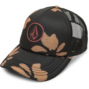 image:imageVolcom Womens Into Paradise Trucker Foam Snapback HatVintage Brown 324