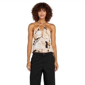image:imageVolcom Womens Lets Luau Cami TopVintage Black