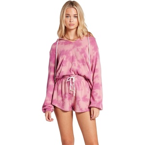 image:imageVolcom Womens Lived In Lounge Fleece Sweat Shorts Regular amp Plus SizeFaded Mauve