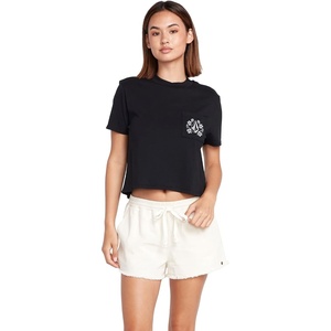 image:imageVolcom Womens Short Sleeve Pocket Dial Tee  Crew Neck TShirt with Chest Pocket and Screen PrintJet