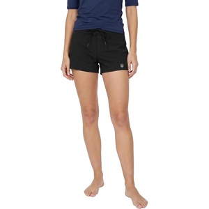 image:imageVolcom Womens Simply Solid 5Inch Swim Surf BoardshortBlack