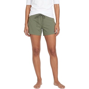 image:imageVolcom Womens Simply Solid 5Inch Swim Surf BoardshortGreen Olive