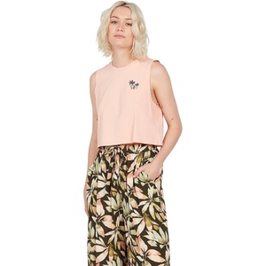 image:imageVolcom Womens Stone Hour Crop TankHazey Pink