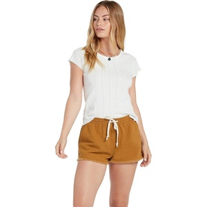 image:imageVolcom Womens Strutin Stone Elastic Waist ShortBronze