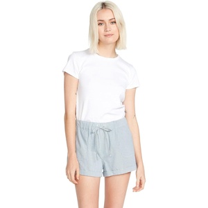 image:imageVolcom Womens Sunday Strut Elastic Waist ShortChambray