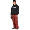 image:imageVolcom Mens Hydro Fleece Riding Hoodie  Waterrepellent Sweatshirt With Storm Hood amp ThumbholesBlack