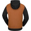 image:imageVolcom Mens Hydro Fleece Riding Hoodie  Waterrepellent Sweatshirt With Storm Hood amp ThumbholesCaramel