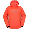 image:imageVolcom Mens Hydro Fleece Riding Hoodie  Waterrepellent Sweatshirt With Storm Hood amp ThumbholesRed