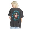 image:imageVolcom Womens Stones Throw Short Sleeve Boyfriend Tee  Organic Cotton Jersey TShirtBlack