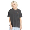image:imageVolcom Womens Stones Throw Short Sleeve Boyfriend Tee  Organic Cotton Jersey TShirtBlack