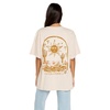 image:imageVolcom Womens Stones Throw Short Sleeve Boyfriend Tee  Organic Cotton Jersey TShirtDusty Rose