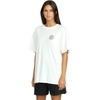 image:imageVolcom Womens Stones Throw Short Sleeve Boyfriend Tee  Organic Cotton Jersey TShirtStar White White
