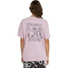 image:imageVolcom Womens Stones Throw Short Sleeve Boyfriend Tee  Organic Cotton Jersey TShirtViolet Ice