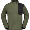 image:imageVolcom Mens Gridlock 14 Zip Mock Neck Snowboard Base Layer Fleece SweatshirtIvy S5