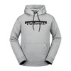 image:imageVolcom Mens Hydro Fleece Riding Hoodie  Waterrepellent Sweatshirt With Storm Hood amp ThumbholesHeather Grey S4