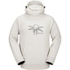 image:imageVolcom Mens Hydro Fleece Riding Hoodie  Waterrepellent Sweatshirt With Storm Hood amp ThumbholesStone