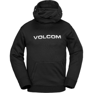 image:imageVolcom Mens Hydro Fleece Riding Hoodie  Waterrepellent Sweatshirt With Storm Hood amp ThumbholesMidnight