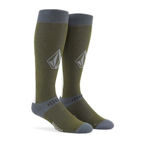 image:imageVolcom Mens Synth Medium Weight Snowboard SockMilitary S4