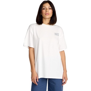 image:imageVolcom Womens Stones Throw Short Sleeve Boyfriend Tee  Organic Cotton Jersey TShirtStar White