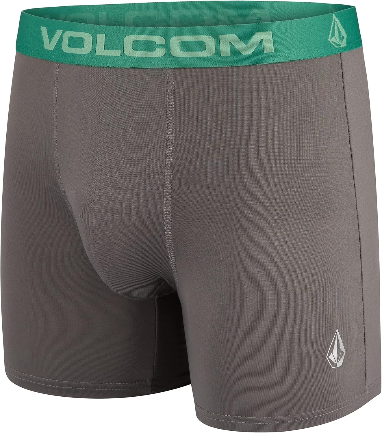 image:imageVolcom Mens Boxer Briefs 3 Pack Poly Spandex Performance FLYLESS Support Boxer Briefs UnderwearMulticoloredRedGrey