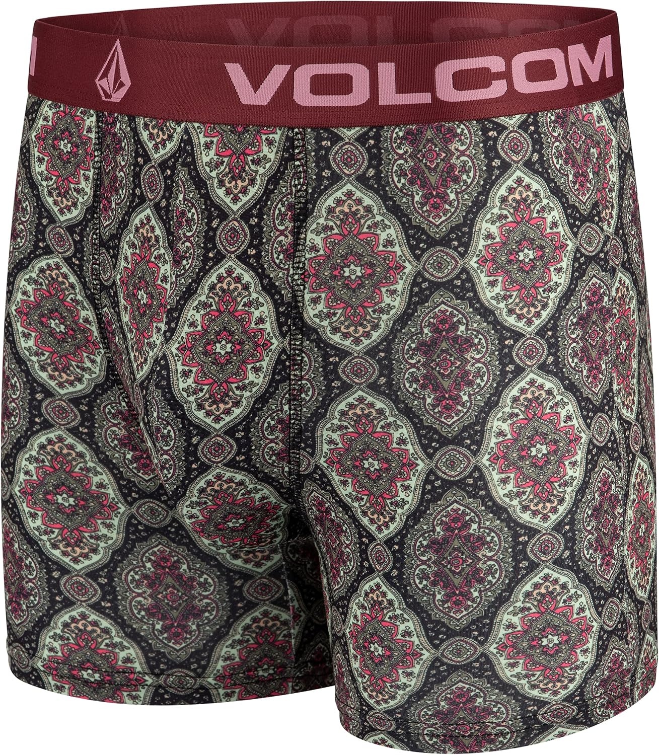 image:imageVolcom Mens Boxer Briefs 3 Pack Poly Spandex Performance FLYLESS Support Boxer Briefs UnderwearMulticoloredRedGrey