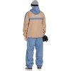 image:imageVolcom Mens Arthur Longo 20k Pullover Anarok Hooded Snowboard JacketChestnut Brown S5
