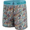 image:imageVolcom Mens Boxer Briefs 3 Pack Poly Spandex Performance FLYLESS Support Boxer Briefs UnderwearMultiGreenNavy