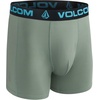image:imageVolcom Mens Boxer Briefs 4 Pack Poly Spandex Performance Boxer Briefs UnderwearMulticoloredLight BlueBlackLight Green