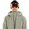 image:imageVolcom Mens Brighton Pullover Anarok Hooded Snowboard JacketLight Military