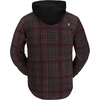 image:imageVolcom Mens Field Insulated Flannel Hooded Snowboard Shirt JacketBlack Plaid S3