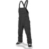 image:imageVolcom Mens Roan Bib Overall Snowboard Pant  15k Waterproof 2layer Repreve FibersBlack Black
