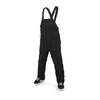 image:imageVolcom Mens Roan Bib Overall Snowboard Pant  15k Waterproof 2layer Repreve FibersBlack Grey