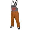 image:imageVolcom Mens Roan Bib Overall Snowboard Pant  15k Waterproof 2layer Repreve FibersCaramel