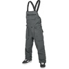 image:imageVolcom Mens Roan Bib Overall Snowboard Pant  15k Waterproof 2layer Repreve FibersCharcoal