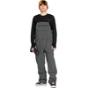 image:imageVolcom Mens Roan Bib Overall Snowboard Pant  15k Waterproof 2layer Repreve FibersCharcoal