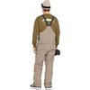 image:imageVolcom Mens Roan Bib Overall Snowboard Pant  15k Waterproof 2layer Repreve FibersChestnut Brown